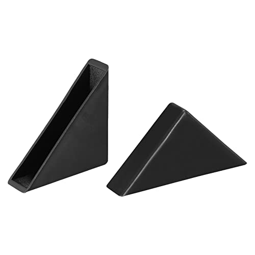Ъглова защитно фолио MECCANIXITY ПП триъгълна 47x12 мм за керамика, стъкло, метални листове Черна опаковка по 50 броя