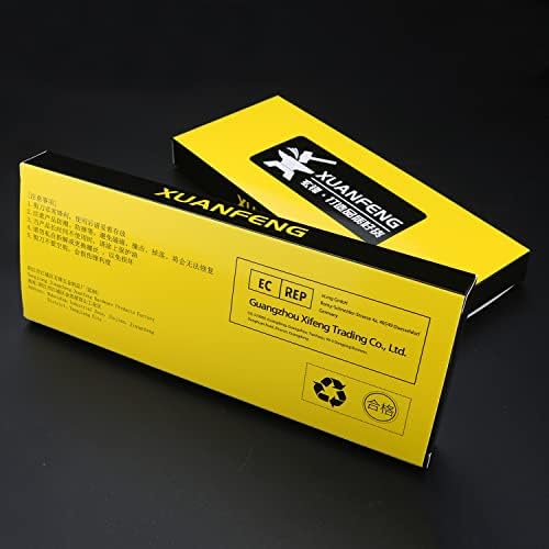 XUANFENG 6-инчов златни професионални ножици за коса от стомана 9cr18 за рязане и филировки са подходящи за