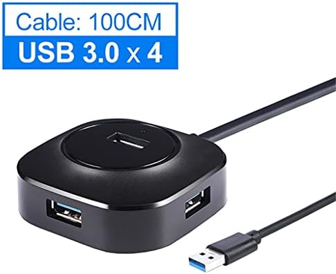 SBSNH USB-Хъб USB 3.0 Hub Мулти USB Сплитер Адаптер 4 Порта Високоскоростен Мини-Концентратор с Няколко 3