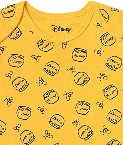 Детски тела Essentials Унисекс Disney | Marvel | Star Wars с дълги ръкави, опаковка от 5 броя
