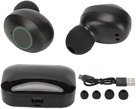 Безжични слушалки Jectse, Слушалки 5.1, Слушалки, Зарядно калъф и 4 Берушами, Водоустойчив стерео слушалки IPX7