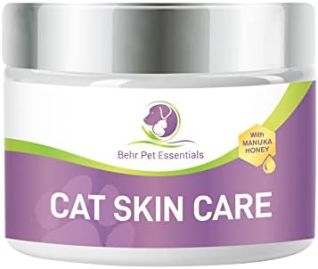 Behr Пет Essentials Естествена грижа за кожата на котки 2 мл – Нежен, ефективен органичен крем. Освобождаване от Сухота,