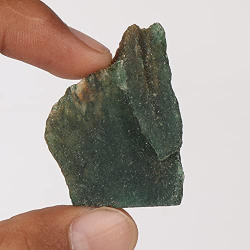 28,55 карата Естествен Непреработен Зелен Нефрит Насипен Скъпоценен Камък за Акробатика, Изсичането на Бижута
