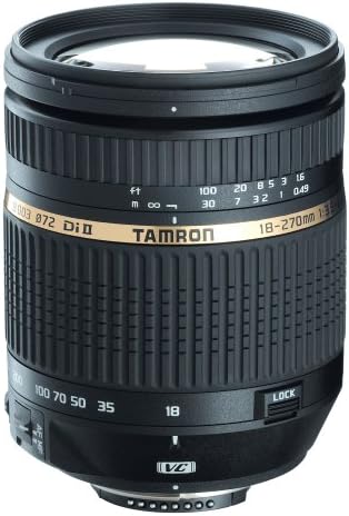 Автофокус Tamron 18-270 мм f / 3,5-6,3 Di II VC LD Асферический обектив за макро-увеличение IF с вграден двигател за огледално-рефлексни фотоапарати Nikon (модел B003NII) (спрян от произв?