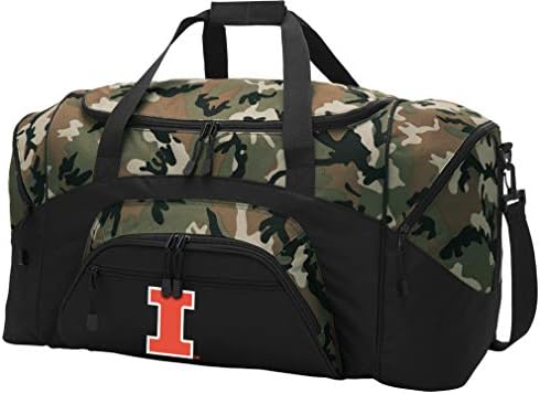 Голяма спортна чанта Illinini, Камуфляжный Куфар Университета на Илинойс, Екип на Багажа, Идея за Подарък за Мъже, Вземете Го!