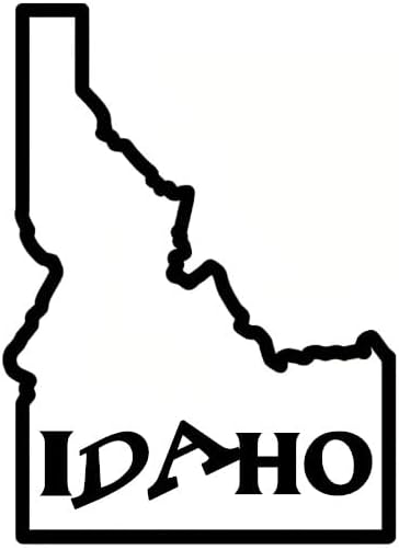 Стикер I Da Хо - Айдахо по индивидуален дизайн Check