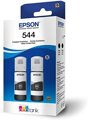 Комплект оригинални касети флакона Epson Original - 2 черни флакона T544