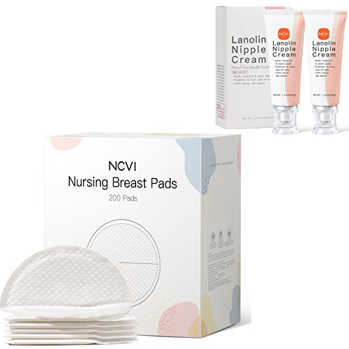 Лопатки за хранене NCVI, Подложки за гърдите и Ланолиновый Крем за зърната на гърдите NCVI