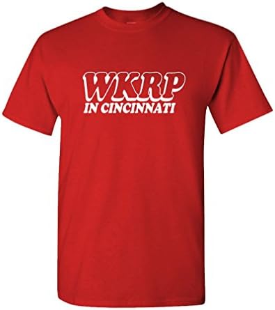 The Goozler WKRP Синсинати - Комедийно шоу в ретро стил 70-те години на телевизията - Мъжки памучен тениска