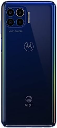 Moto One 5G (128 GB, 4 GB) 6,7 FHD +, Snapdragon 765, Четырехъядерная помещение 48 Mp, 5G / 4G LTE поддръжка на AT & T - XT2075-2 (Oxford Blue) (обновена)