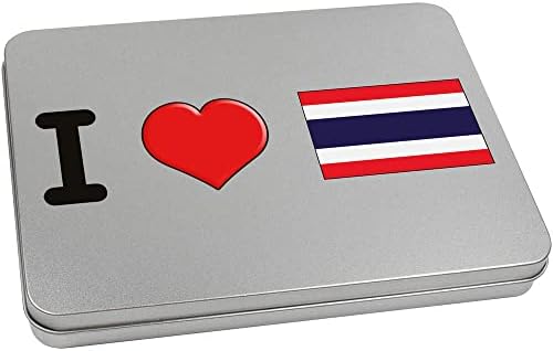 Метална Лидице кутия за съхранение на Azeeda 170 мм I Love Thailand loops (TT00185476)