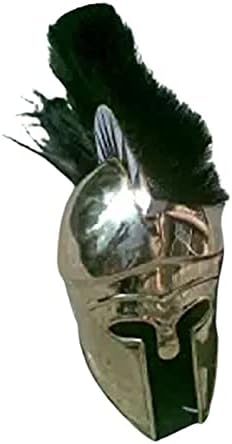 NauticalMart Гръцки Коринтски шлем с Плюмажем от Месинг Репродукция на Древен шлем