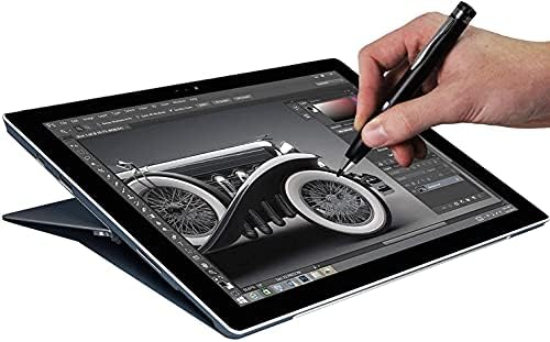 Активен цифров стилус Broonel Black Fine Point - Съвместими лаптоп-трансформером HP Envy x360 15-es1000na Full-HD 15,6