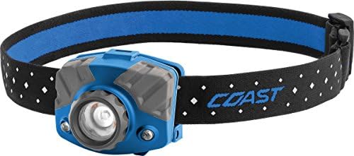 Coast - 20617 COAST FL75R Акумулаторна Led Фар с двоен Цветен Акцент върху 530 Лумена, синьо, Синьо