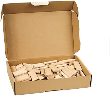 Трън Tolux Domino, дървени контакти Domino 8x22x50 [мм] В опаковка от 100 бр. е Съвместим с всички свързващи машини,