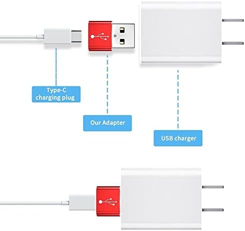 Адаптер BoxWave е Съвместим с Bang & Olufsen Beoplay HX (адаптер от BoxWave) - Устройство за превключване на порта USB-A-C (5 бр.), USB Type-C OTG USB-A за преобразуване на данни за таксуване - Сребри?