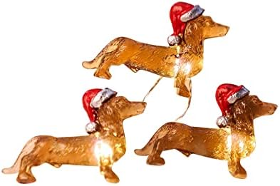 Гирлянди за кученца LED Приказни светлини, захранван с батерии Тематично Бижу за домашни любимци Подходящи за сватба, рожден Ден, Коледната елха, Слънчеви осветлени?