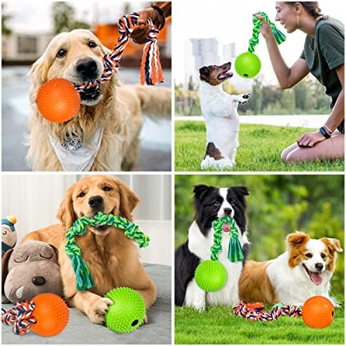 Играчки с топка за кучета на въже - Здрава Интерактивна играчка-куче за големи, средни, малки кучета, от Скука и Експанзионистична Жаден за Жеванию, Играчка за малки