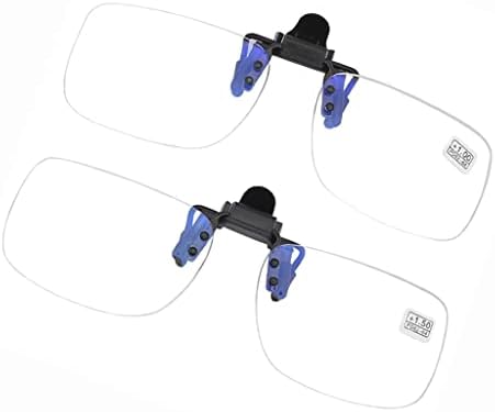 SLNFXC -Очила за четене с лесно клипс, Откидывающиеся нагоре и надолу, Без Увеличително стъкло, лесно и удобно в переноске, подходящ