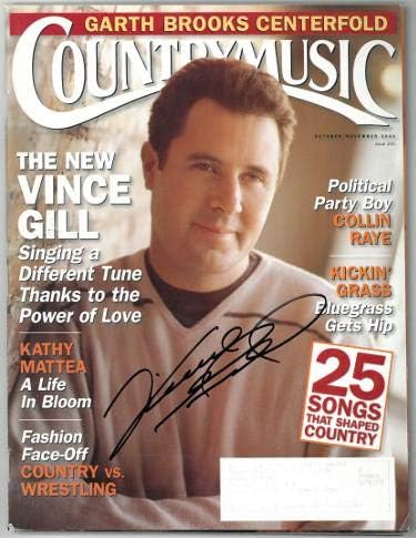 Винс Гил подписва договор със списание Country Music Full Magazine, Октомври / ноември 2000 - Холограма GG36335 -