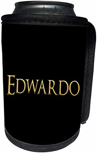 3дРоуз Эдвардо най-популярното име за момче в Америка. Свети жълт цвят. - Опаковки за бутилки-охладители (cc_354555_1)