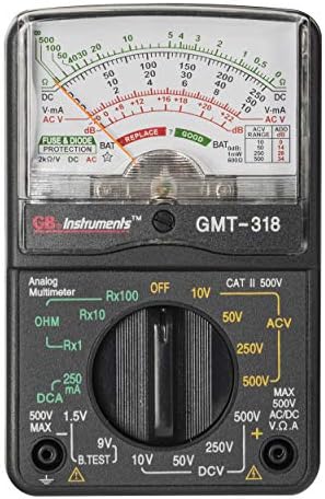Gardner Bender GMT-318 Аналогови Мултиметри, 6 Функции, 14 варира Напрежение ac / dc, 500