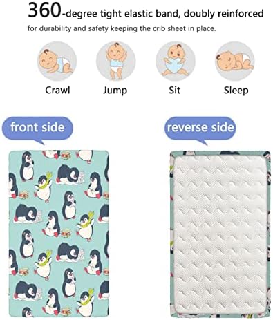 Кухненски Кърпи за бебешко креватче, Портативни мини-Чаршафи за легла с Меки и Дишащи Кърпи - Бебешки Кърпи за