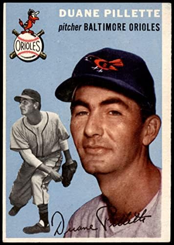 1954 Topps # 107 Дуейн Пиллетт Балтимор Авлига (Бейзболна картичка), БИВШ Авлига