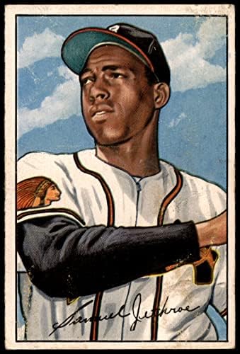 1952 Боуман # 84 Сам Джетро Бостън Брейвз (Бейзболна картичка) ЛОШ Брейвз
