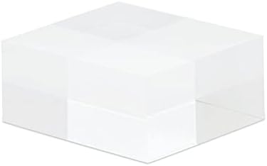 Прозрачни акрилни блокчета Juvale, Малка Поставка за изложбени щандове (1x2x2 инча, 2 опаковки)