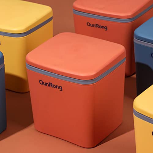 Пластмасови контейнери NUOBESTY Вътрешна Кофа за Боклук Офис За Кофа за Боклук Малка Кофа за Боклук Преса-тип Мини-Кошчето