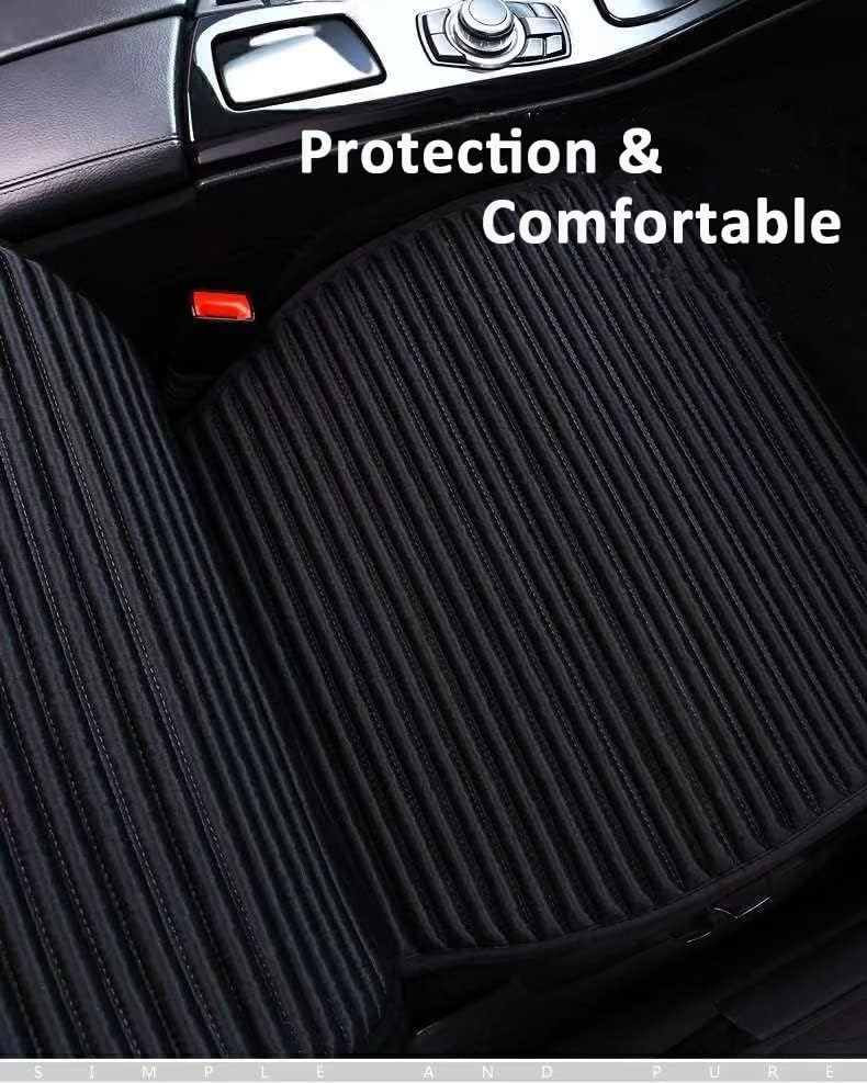Калъфи за автомобилни седалки Goddrum Пълен комплект Автомобилни Черни Капаци за предните седалки, Универсални, подходящи за повечето седани, джипове, пикапи,