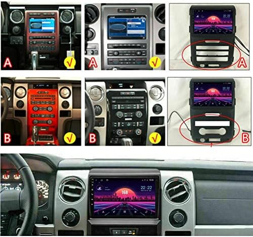 Ausotion Android 12 за F150 2008-2014 Автомобилен GPS Навигация Стерео Радио Главното Устройство WiFi BT Управление на Волана