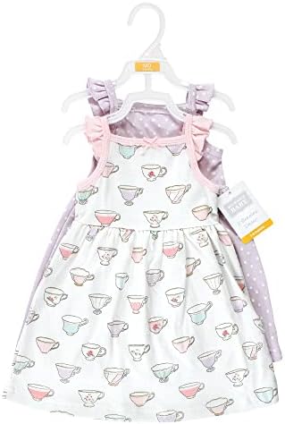 Памучни рокли за малки момичета Hudson Baby