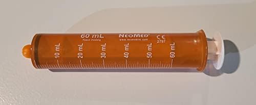 NeoMed Опаковка Течни Лекарства За перорално приложение, Спринцовка С капак 60cc/60 мл, 4 бр./ОПАКОВАНЕ., Амбър,