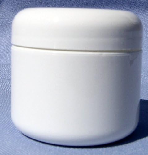 Бяла Пластмасова банка с купол капака на 4 Грама - 12 пакета