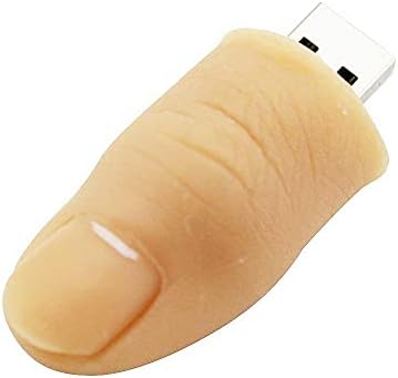 WooTeck 64 GB USB Флаш устройство във формата на пръста си За съхранение на данни