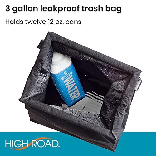 На автомобилния боклук чанта High Road TrashStash с водоустойчива подплата и мек покрив за предната или на задната седалка на леки автомобили, ванове и камиони
