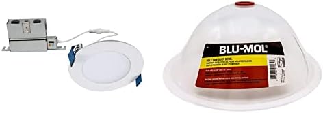 Halo 4-инчов-вградени led тавана лампа и дисков лампа за душ – Ултратънък лампа – 2700 K/3000 До/ 3500 До / 4000 До