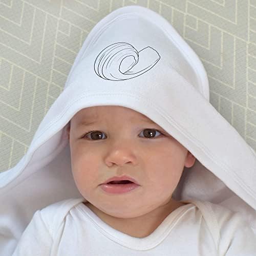 Бебешка хавлиена кърпа с качулка Azeeda Butter Curl (HT00020937)
