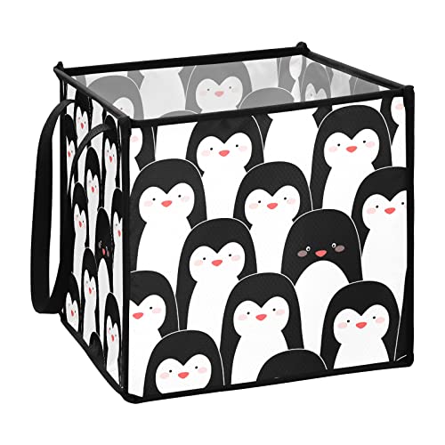 Кошница за съхранение на Пингвини, Сгъваема Кошница За Съхранение на Играчки, Кубическая Кошница за Дрехи, Водоустойчив