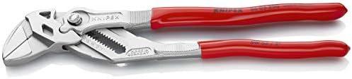Инструменти KNIPEX - Ключ, Клещи, Хром (8603250), 10 инча и KNIPEX - 8701180 Knipex 87 01 180 7-1/4- Цолови Клещи Cobra