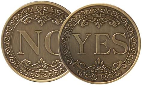 Да / Не Възпоменателна Монета Решение на съдбата Мемориал Медал на Вызовная Монета-Бронзова Монета