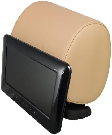 Активен облегалката за глава Vission AM-90ASD Piano Black 9 с два светодиода и Една Развлекателна система DVD/USB/SD на