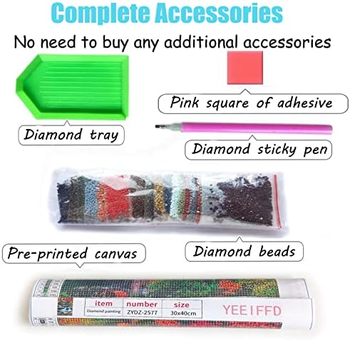 Комплекти Диамант живопис YEEIFFD 5D за възрастни е Регистрирана медицинска Сестра от САЩ, Патриотични Diamond