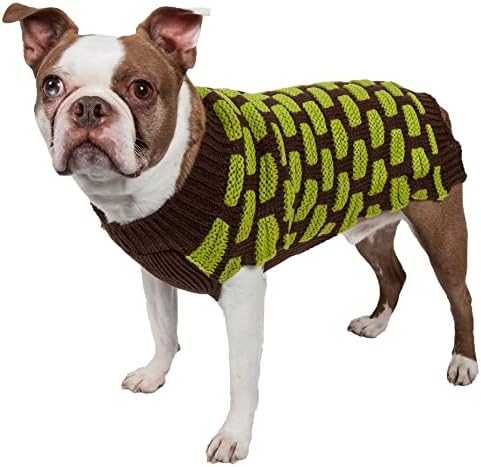 Модерен пуловер за домашни любимци Домашни любимци Life ® Weaved - Дизайнерски Пуловер за кучета тежки плетени