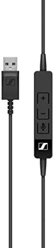 Ушите на Sennheiser PC 8.2 USB с вграден регулатор на силата на звука - лента за глава на сигурно има - Няма слайдове