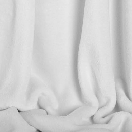Одеяло на Berkshire от микрофлиса с микрофлисом (Кралско, Бяло)
