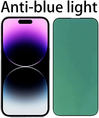 BWEDXEZ, 2 броя, Анти-Синьото Защитно фолио за огледало екран от закалено Стъкло, костюм за iPhone 14 Pro