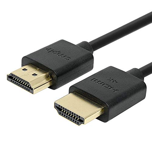 Cmple - ултра тънък Високоскоростен HDMI кабел Кабел HDMI 2.0 HDTV - Поддържа Ethernet 3D, 4K и възстановяване